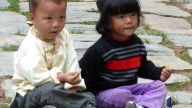 Tibetische Kinder in McLeodGanj