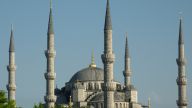 Istanbul - Die Sultan-Achmed-Moschee wird umgangssprachlich Blaue Moschee genannt