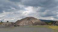 Mondpyramide in Teotihuacán, Bundesstaat Mexiko