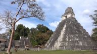 Tempelpyramide in Tikal - Der Grosse Jaguar - Markantes Wahrzeichen der Maya-Kultur
