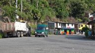 Nationalstrasse 25 - Bei Puerto Valdivia beginnt unser Anstieg in die Anden