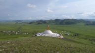 Stupa beim Kloster Amarbayasgalant, Mongolei