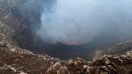 42 Vulkan Masaya - Mit etwas Glück kann man oben im Krater den glühenden Magmaspiegel sehen