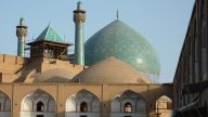 Isfahan - Kuppel und Minarette der Masdjed-e Imam