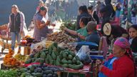 Markt in Tlacolula, Bundesstaat Oaxaca